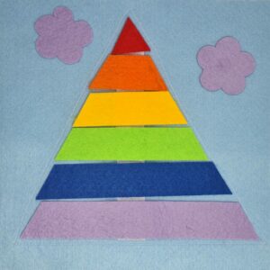 Pyramide arc-en-ciel